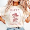 Happy Yeehawlloween T-Shirt, Spooky Skeleton Shirt