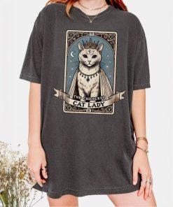 Tarot Card Shirt Childless Cat Lady Shirt Vote Kamala Tee Cat Lover