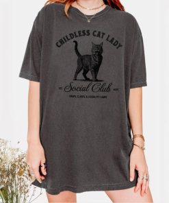 Childless Cat Lady Shirt Funny Political Shirt Halloween Social Club