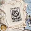 Tarot Card Shirt Childless Cat Lady for Kamala Shirt Cat Lover Gift