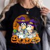 Bluey Vintage Halloween Trick or Treat T- Shirt