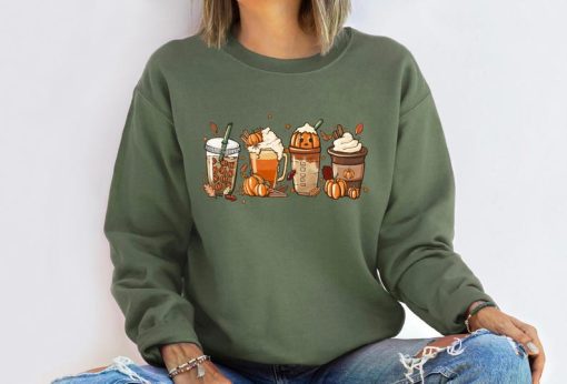 Pumpkin Spice Sweatshirt, Thanksgiving Sweatshirt, Turkey Sweatshirt