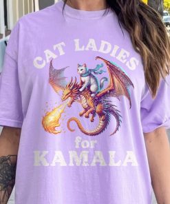 Cat Ladies for Kamala Shirt, Feminist Shirt Gift