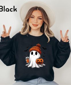 Halloween Cute Ghost Sweatshirt, Funny Halloween Shirt