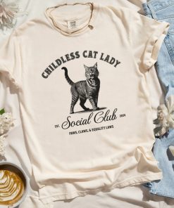 Childless Cat Lady Shirt Funny Political Shirt Halloween Social Club