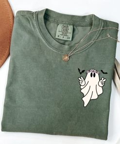 Comfort Colors® Hippie Ghost Shirt, Cute Ghost TShirt