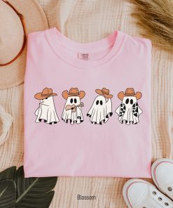 Comfort Colors® Cowboy Ghost Shirt, Cute Ghost TShirt