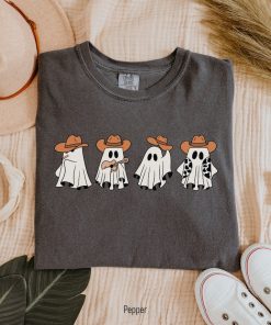 Comfort Colors® Cowboy Ghost Shirt, Cute Ghost TShirt