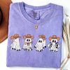 Comfort Colors® Cowboy Ghost Shirt, Cute Ghost TShirt