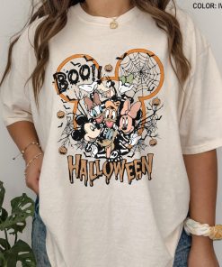 Disney Halloween All Characters Shirts, Mickey And Friend Tshirt