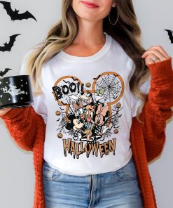 Disney Halloween All Characters Shirts, Mickey And Friend Tshirt