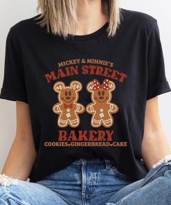 Main Street Bakery Gingerbread Cookies Cakes T-Shirt