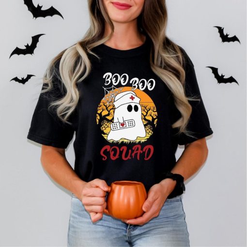 Halloween Boo Boo Squad Shirt, Halloween Ghost Nurse Shirt