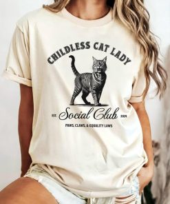 Childless Cat Lady Shirt Funny Political Shirt Halloween Social Club