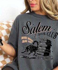 Comfort Colors Salem Book Club Shirt Halloween bookish shirt Book