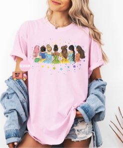 Comfort Colors Gift, Retro Disney Princess Shirt