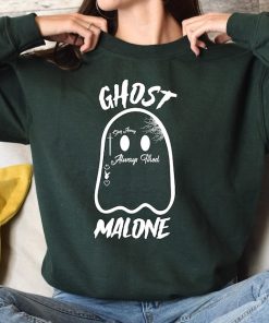 Ghost Malone Halloween Sweatshirt, Cute Funny Ghost Sweatshirt