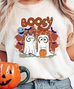 Booey Halloween Shirt, Retro Spooky Vibes Shirt, Spooky Season Shirt