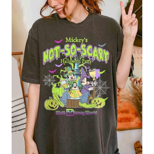 Mickey Not So Scary Shirt, Vintage Disney Halloween 2024 Shirt