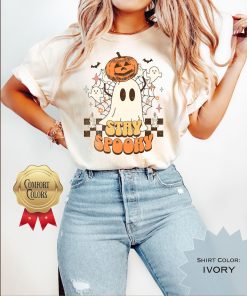 Stay Spooky Retro Vintage Comfort Colors Halloween Shirt, Fall Apparel