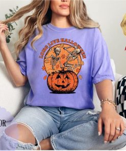 Comfort Colors® Dancing Skeleton Shirt, Retro Halloween Shirt