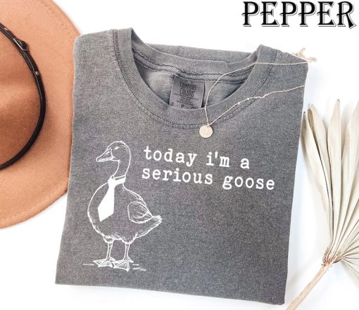 Comfort Colors® Funny Shirt, Today I'm a Serious Goose Tshirt