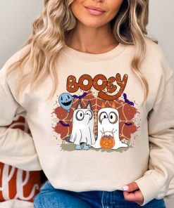 Booey Halloween Shirt, Retro Spooky Vibes Shirt, Spooky Season Shirt